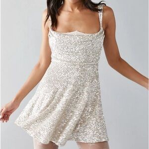 NWT For Love & Lemons Candice Mini Dress